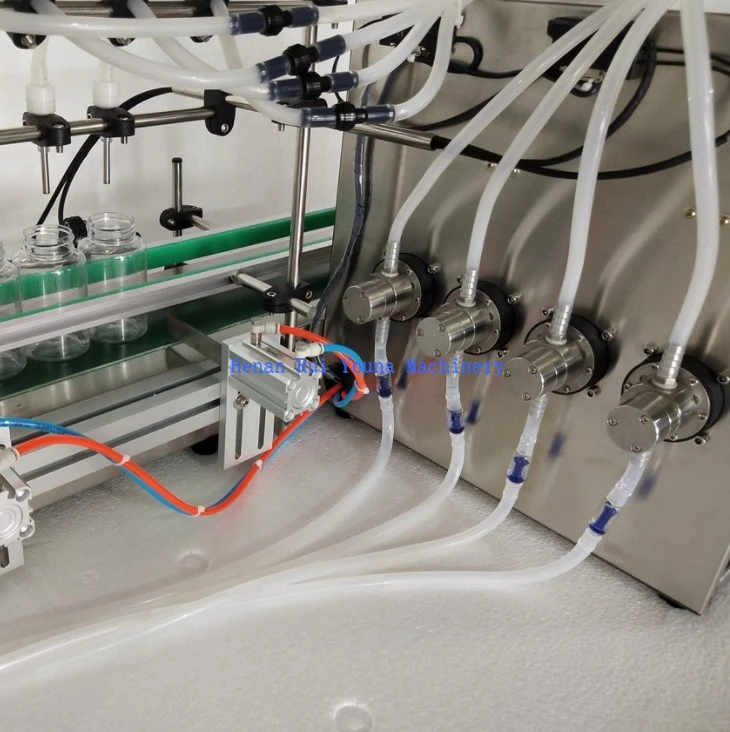 4 heads liquid bottle filling machine (3)