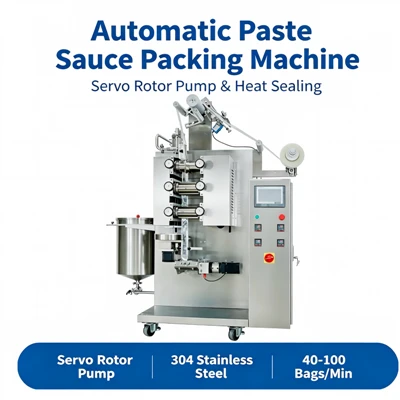 Sauce flydende pasta pakkemaskine